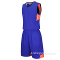 Top e pantaloncini da abbigliamento da squadra da basket maschile